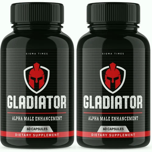 (2 Pack) Gladiator Male Enhancement, Gladiator Male Pills Volume & Performance