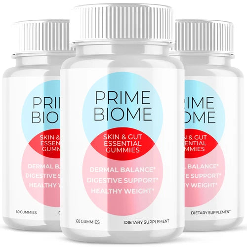 Prime Biome Skin and Gut Gummies Advanced Weight Support 1000MG Formula (3 Pack)