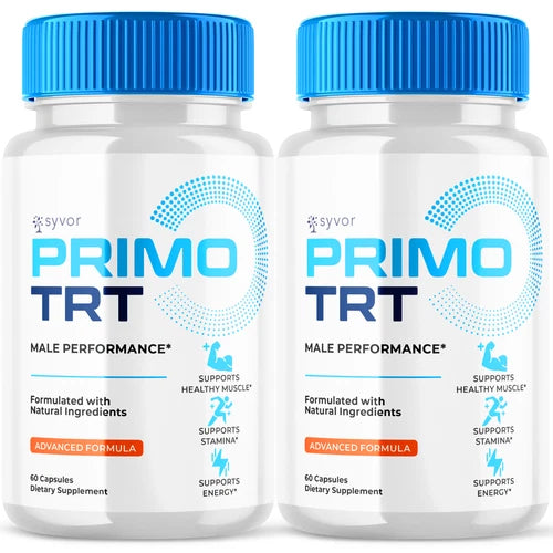 Primo TRT Pills for Men Max Strength Primo TRT Formula Supplement 120 Capsules