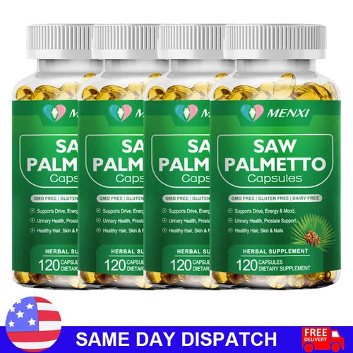 Saw Palmetto 500 MG Premium Prostate Health Support Supplement for Men Health