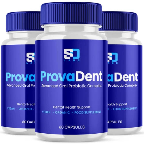 (3 Pack) ProvaDent Oral Probiotic Support Healthy Teeth and Gums (180 Capsules)