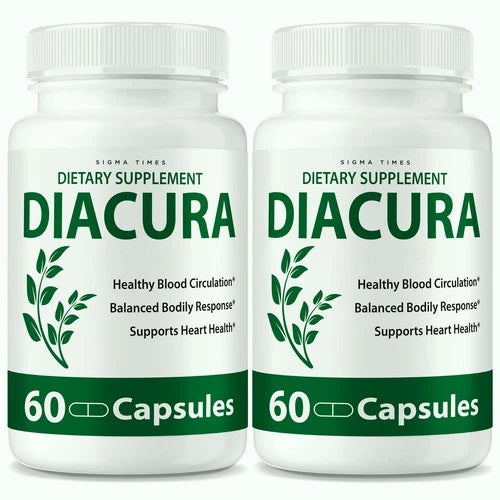 (2 Pack) Diacura Capsules – Advanced Blood Support for Healthy Body