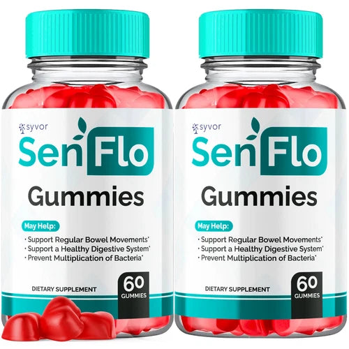 Senflo Digestive Support Gummies Advanced Gut Health Balance Supplement 120 Gums