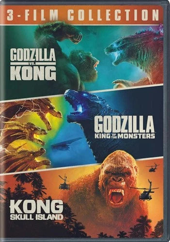 Godzilla vs. Kong / Godzilla King of the Monsters / Kong Skull Island 3-Film C