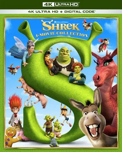 Shrek 4-Movie Collection - 4K Ultra HD + Digital 4K UHD Blu-ray  NEW
