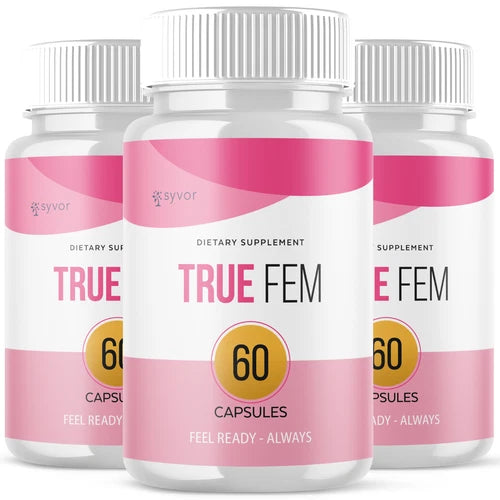 (3 Pack) True Fem for Women Advanced Wellness Support Supplement 180 Capsules