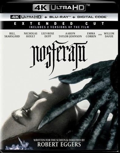 Nosferatu - Extended Cut 4K Ultra HD + Blu-ray + Digital 4K UHD Blu-ray  NEW