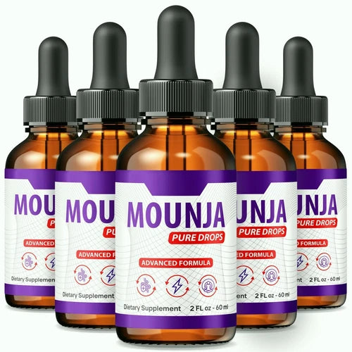 (5 Pack) Mounja Pure Weight Loss Drops, MounjaPure Premium Formula