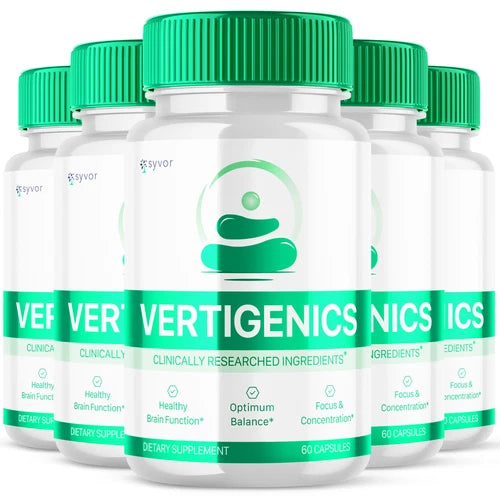 Vertigenics Advanced Nootropic Formula Brain Health Support 300 Capsules