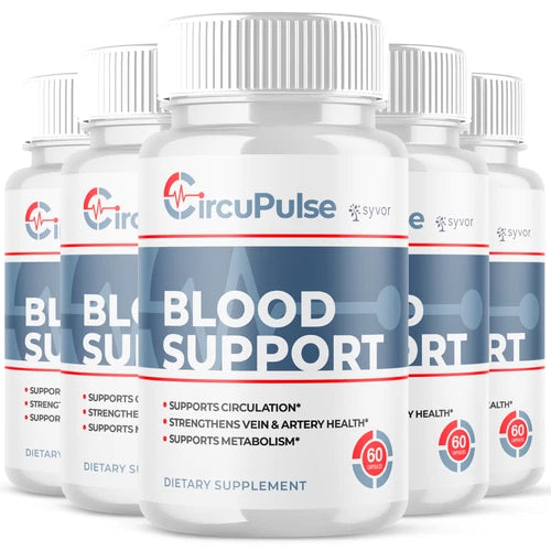 (5 Pack) CircuPulse Blood Balance Advanced Support Glycogen Supplement 300 Caps