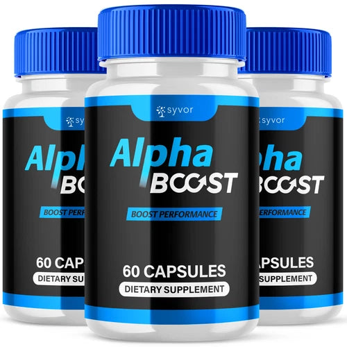 Alpha Boost Advanced Supplement for Men with Natural Ingredients 180 Capsules