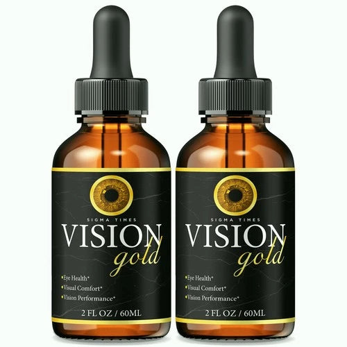 (2 Pack) Vision Gold Drops – Advanced Oral Supplement for Eye Health