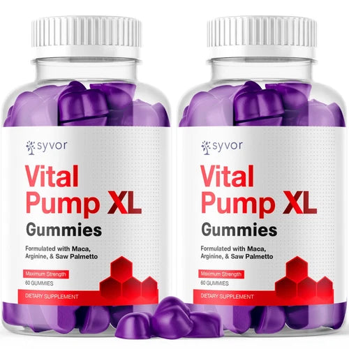 Vital Pump XL Gummies for Men Maximum Strength Vitamin Supplement 120 Gummies