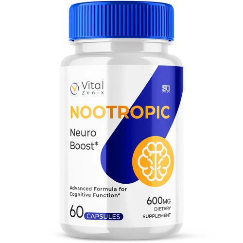 Vital Zenix Pills - Advanced Nootropic for Focus & Mental Clarity 60 Capsules