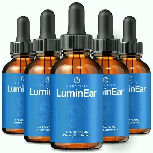 (5 Pack) LuminEar Drops - Lumin Ear Sublingual Nano Drops for Hearing
