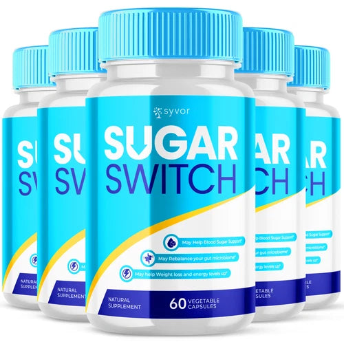 Sugar Switch Boosts Energy and Supports Weight Loss & Blood Health (5 Pack)