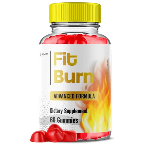 (1 Pack) Fit Burn Keto ACV Gummies 1000MG FitBurn Formula Vitamin 60 Gummies