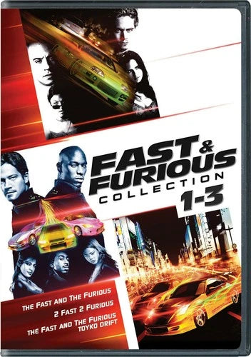 Fast & Furious Collection 1-3 DVD