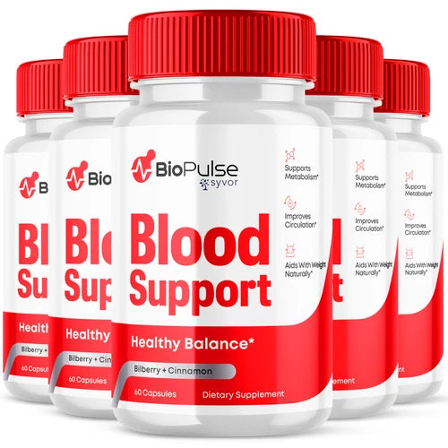Biopulse Blood Support Advanced Formula Health & Wellness Supplement 300 Capsule