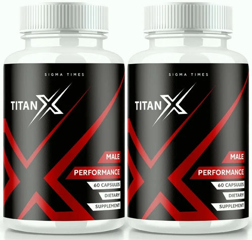 (2 Pack) Titan X Male Health Pills to Boost Performance and Endurance