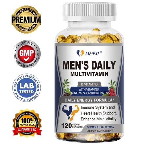 Multi Vitamin for Men, Mens Prostate Multivitamin Multimineral Daily 120 Pills