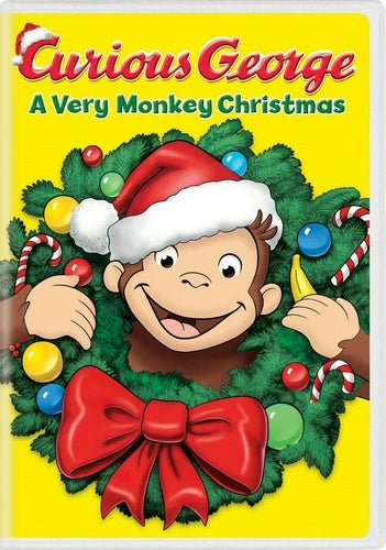 Curious George A Very Monkey Christmas (2009) DVD Frank Welker