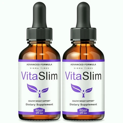 (2 Pack) VitaSlim Drops, Vita Slim Fat-Burner Formula for Weight Loss