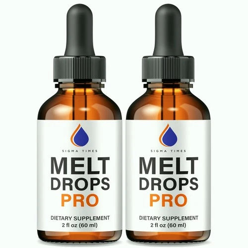 (2 Pack) Melt Drops Pro for Weight Loss - Premium Fat-Burning Support Formula