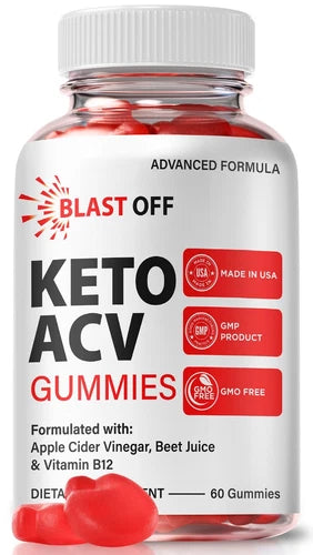Blast Off Keto ACV Gummies For Advanced Weight Loss 60ct