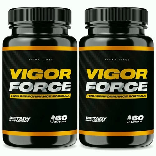 (2 Pack) Vigor Force Male Supplement, Vigor Pills to Boost Vitality & Energy