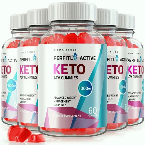 (5 Pack) Perfitly Active Keto ACV Gummies to Support Weight loss & Energy Levels