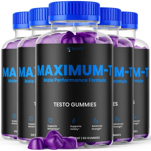 Maximum-T Male Performance Gummies Advanced Vitamin Supplement 300 Gummies