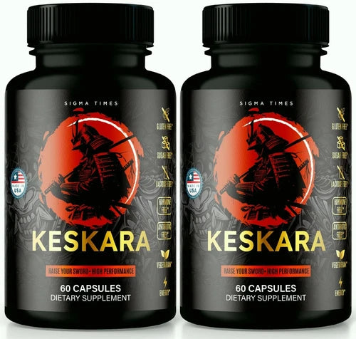 (2 Pack) Keskara Male Health Pills to Boost Vitality and Overall Performance