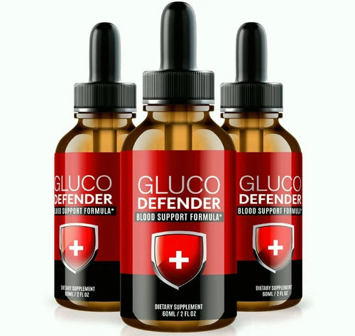 (3 Pack) Gluco Defender Drops to Aid Blood Sugar Levels & Metabolic Stability