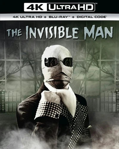 The Invisible Man 4K UHD Blu-ray Claude Rains NEW