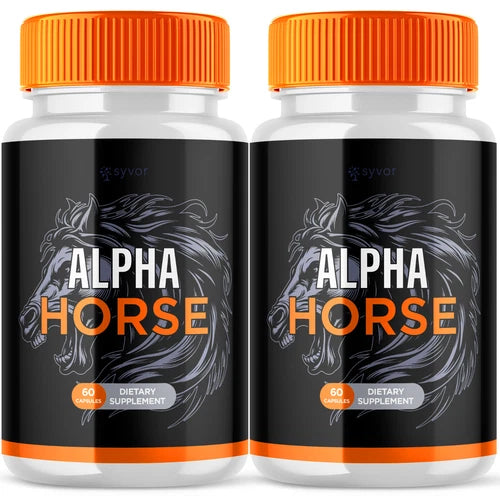 Alpha Horse Pills For Men Advanced Vitality Support Supplement 120 Capsules