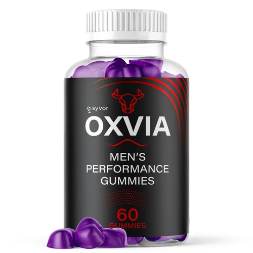 (1 Pack) Oxvia Male Gummies Advanced Formula Vitamin Supplement 60 Gummies