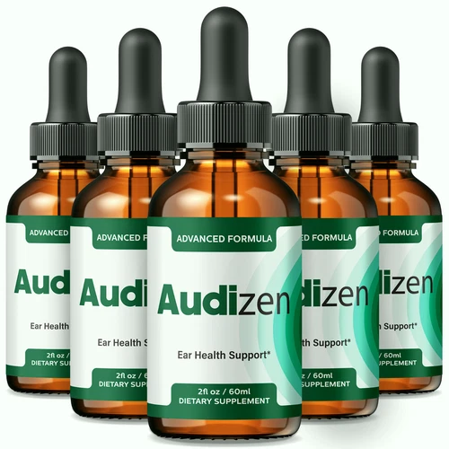 (5 Pack) Audizen Drops - Advanced Ear Health and Hearing Support Formula