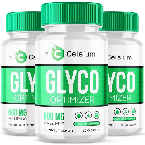 Celsium Glyco Optimizer Pills - Advanced Blood Formula Supplement (3 Pack)
