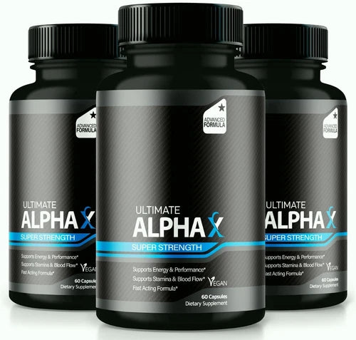 (3 Pack) Ultimate Alpha X Male Health Pills to Boost Stamina and Energy Levels