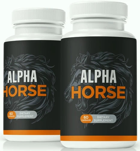 (2 Pack) Alpha Horse Pills for Men, Alpha Horse Male for ed & Vitality