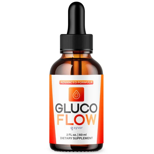 Gluco Flow Drops Advanced Formula Vitamin Supplement All Natural 30 Servings