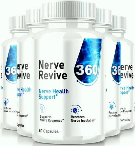 (5 Pack) Nerve Revive 360 Advanced Nerve Health Pills for Cognitive Functions