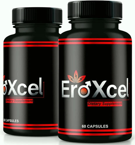 (2 Pack) EroXcel Capsules for Men, Ero Xcel Enhancement Pills for Male Functions