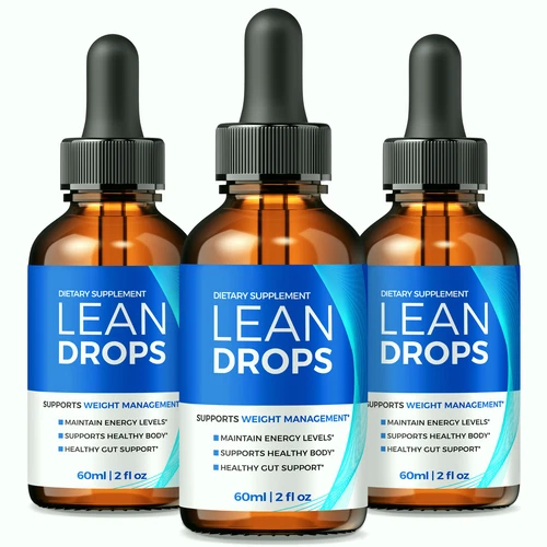 (3 Pack) Lean Drops for Weight Loss, Advanced LeanDrops Fat-Burning Formula
