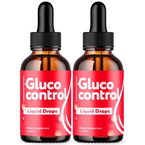 (2 Pack) Gluco Control Blood Support Drops Advanced Vitamin Supplement 2ML