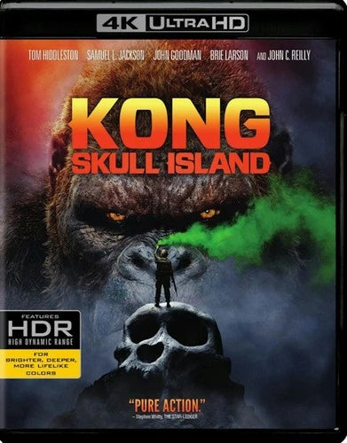 Kong - Skull Island 4K UHD Blu-ray Tom Hiddleston NEW