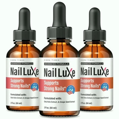(3 Pack) Nail Luxe Drops – NailLuxe Premium Formula for Beautiful Nails