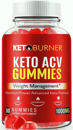 Keto Burner Advanced ACV Gummies, Maximum Strength Weight Loss Gummy 60ct