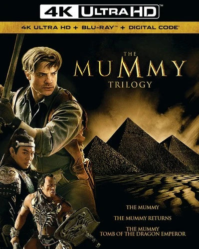 The Mummy Trilogy 4K UHD Blu-ray  NEW